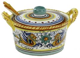 Raffaellesco Cheese Holder with Spoon