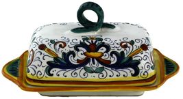 Ricco Deruta Butter Dish