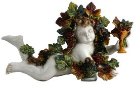 Bambini with Grapes Facing Right