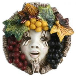 Bacchus with 3 Color Grapes